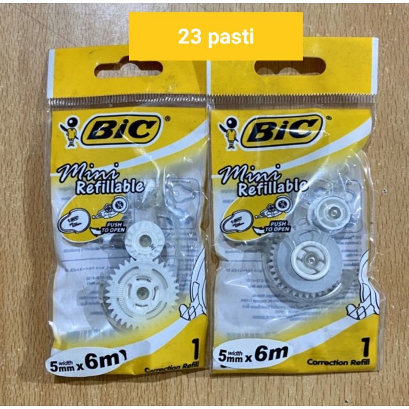 

reffil corection tape bic