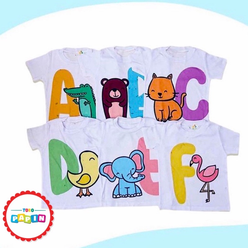 Baju Kaos Anak Bayi Motif Baju Kaos Oblong Harian Anak Bayi Karakter