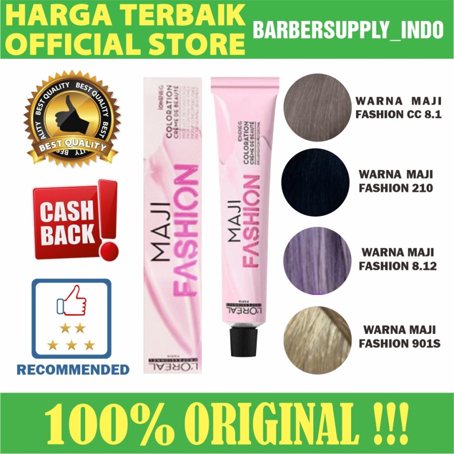 LOREAL CAT RAMBUT MAJIREL MAJI FASHION PASTEL 50ML / PEWARNA RAMBUT