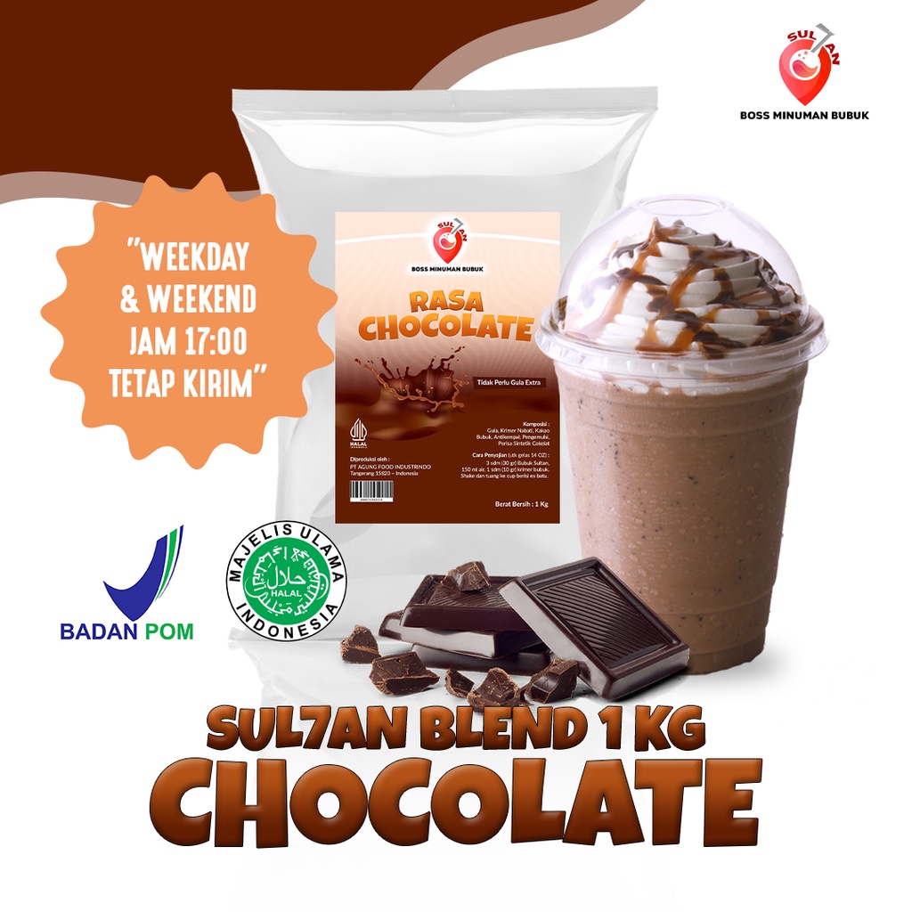 

Bubuk Minuman Rasa Chocolate 1 KG Sultan Powder