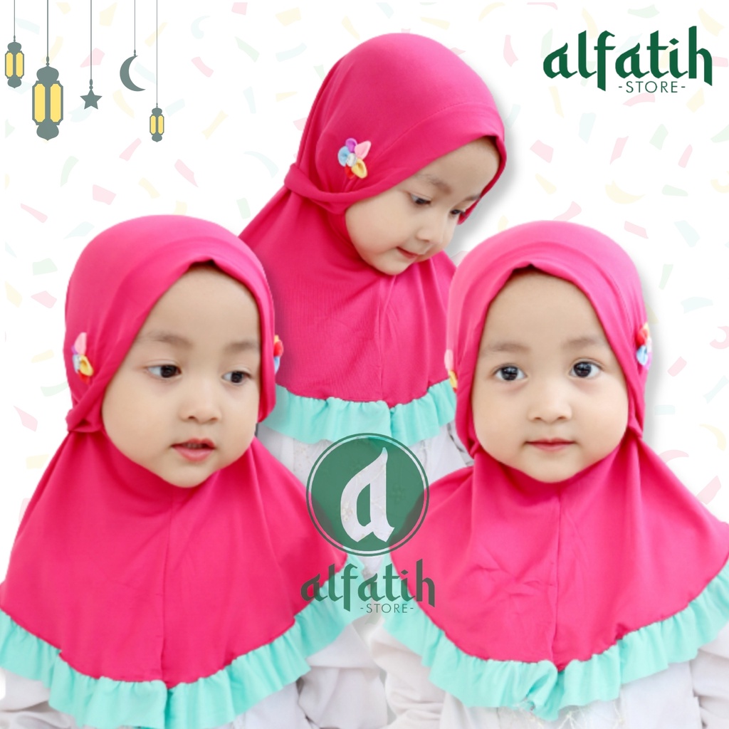 ALFATIH STORE / JILBAB ANAK SYIRIA BUNGA 2 / HIJAB ANAK / JILBAB INSTAN / KERUDUNG ANAK MURAH KERUDUNG ANAK BAYI PEREMPUAN JILBAB ANAK 2 TAHUN HIJAB ANAK BAYI TERBARU HIJAB INSTAN ANAK