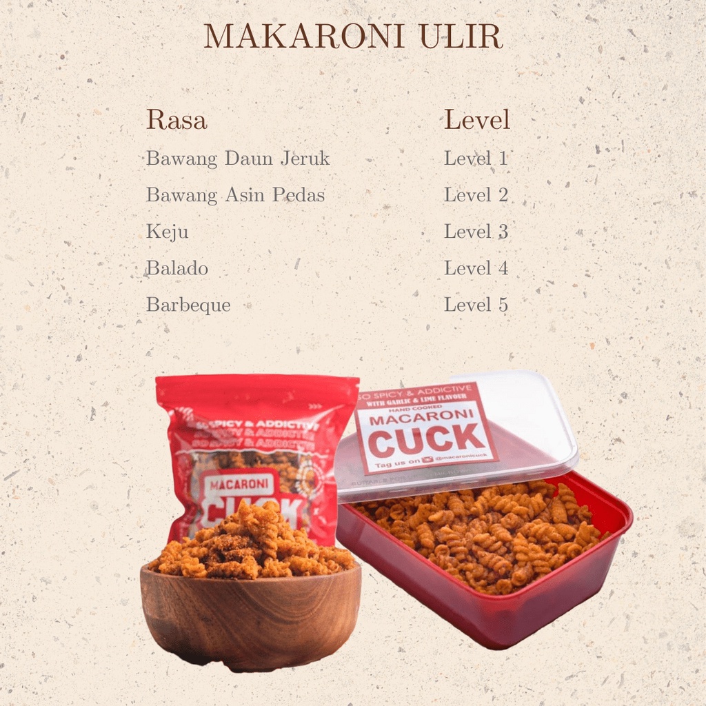 

MAKARONI ULIR / SPIRAL BY MAKARONI CUCK