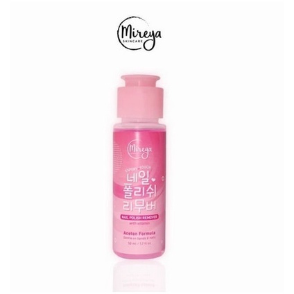 ✨SHASYA✨ MIREYA NAIL POLISH REMOVER BPOM - PEMBERSIH CAT KUKU / PENGHAPUS KUTEK 50 ML