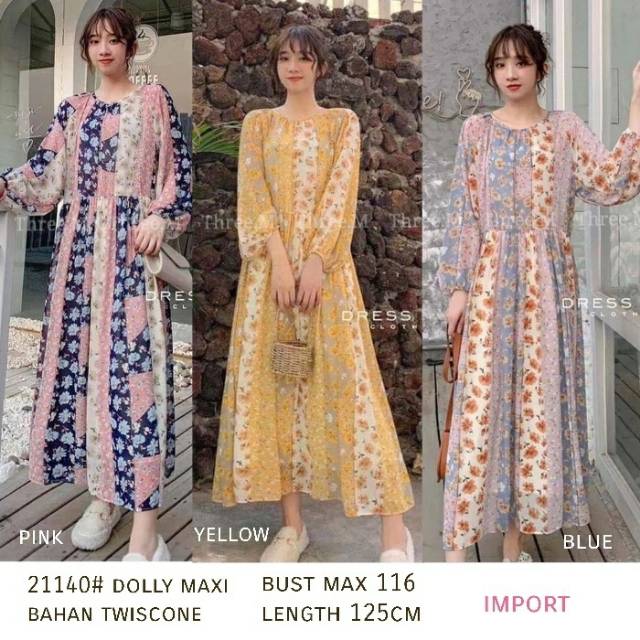 

TERMURAH ## A5 - BM- 21140 Dolly Maxi KUNING/BIRU