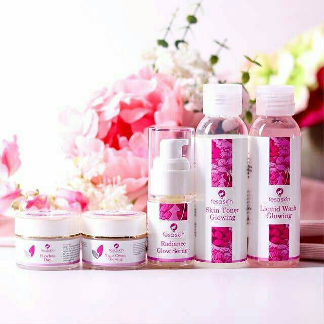 Fesaskin paket Glowing series