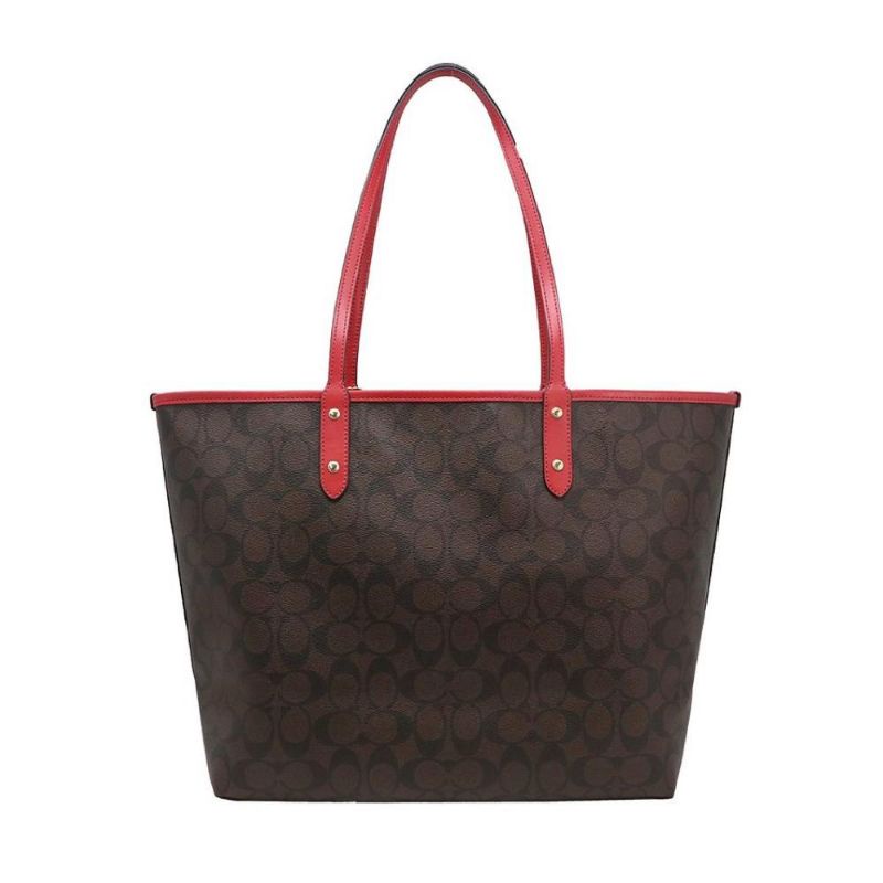 Coach Reversible City Zip Tote In Signature Canvas (C36658)