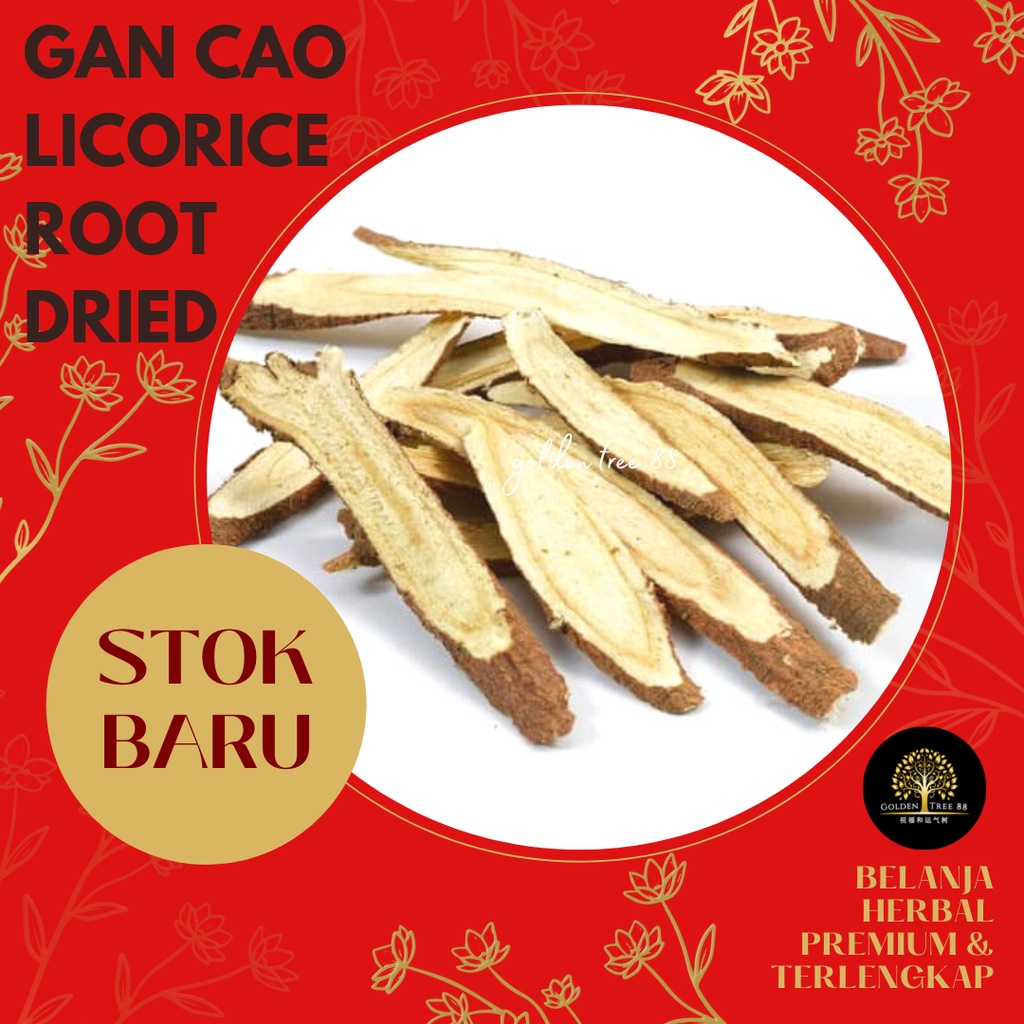 

600 GRAM TERLARIS LICORICE GAN CAO AKAR MANIS PREMIUM FRESH