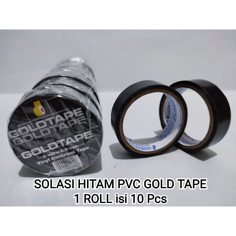 

Solasi Hitam/Goldtape 1 roll isi 10Pcs