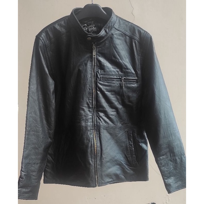 jaket kulit second pria lakilaki cowo