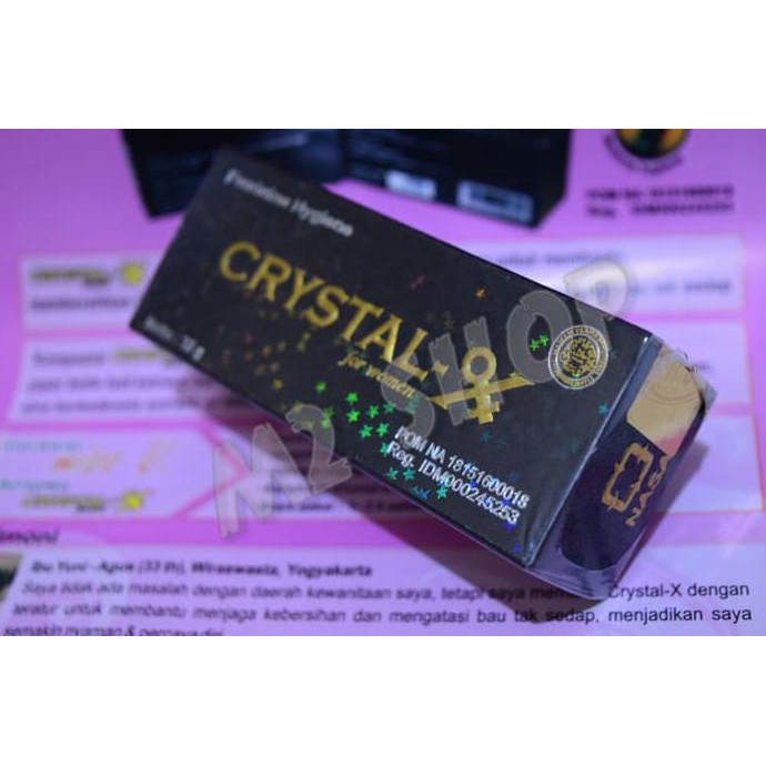 Perawatan Tubuh Crystalx  Crystal X  Crystal-X  Kristal X  Original 100% Ampuh | Kesehatan | Aman |