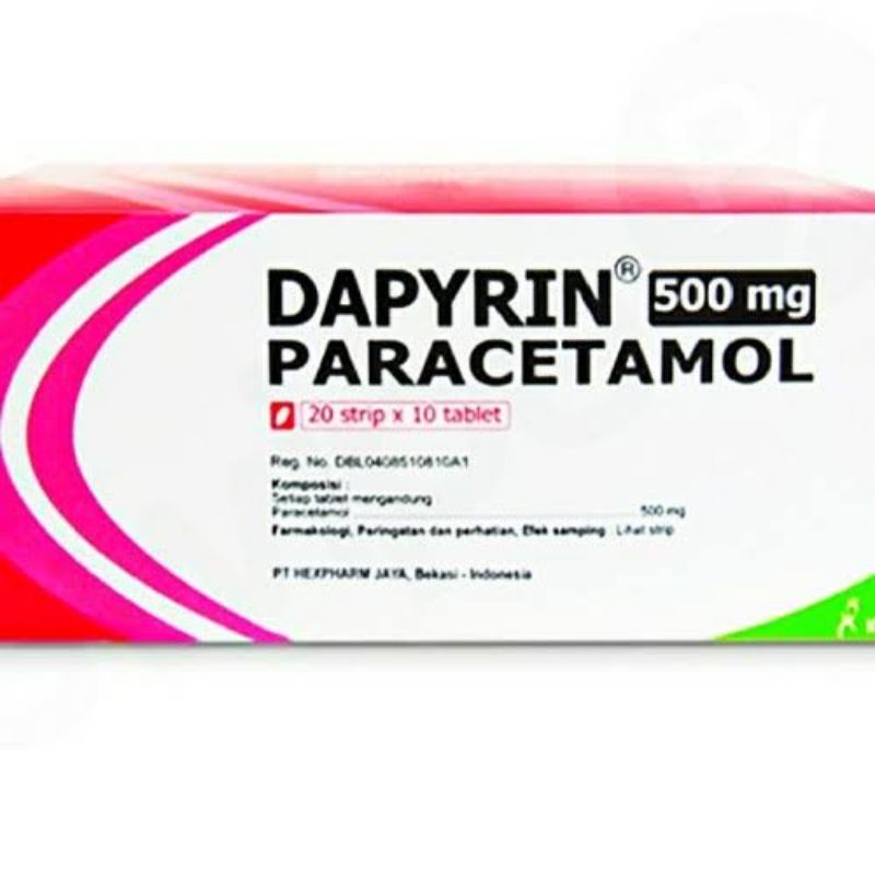 Dapyrin Tablet / Demam / Sakit Kepala / Dapyrin