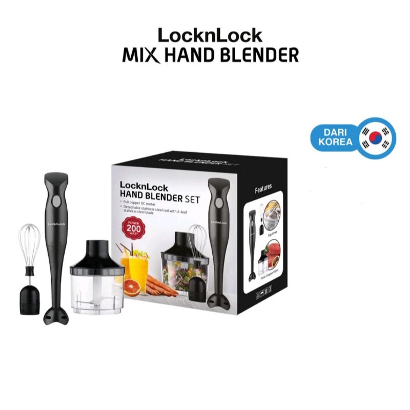 lock n lock mix hand blender 3in1