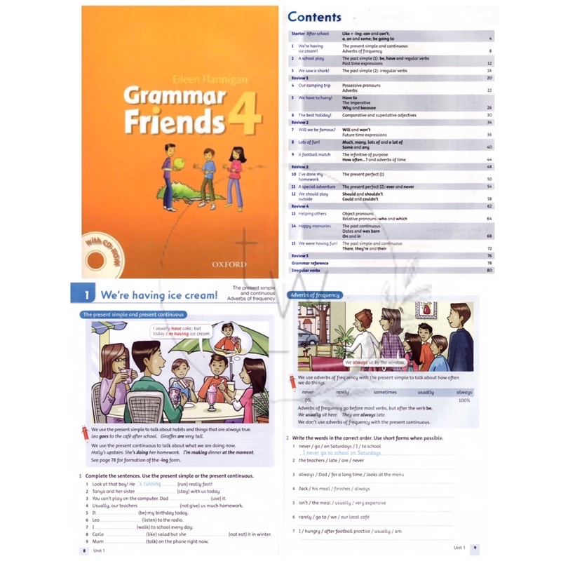 Oxford Grammar Friends Level 1 2 3 4 5 6 - Buku Grammar Inggris Anak SD Family and Friends-4