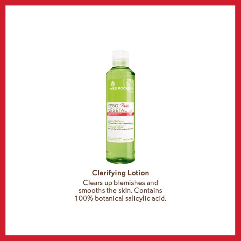 TONER SEBO PURE VEGETAL ORIGINAL YVES ROCHER (KEMASAN BARU PURE SYSTEM TONER)