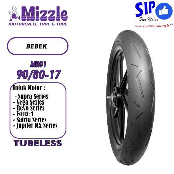 Ban racing bebek sport Mizzle MR01 90 80 17 tubeless MR1 MR one