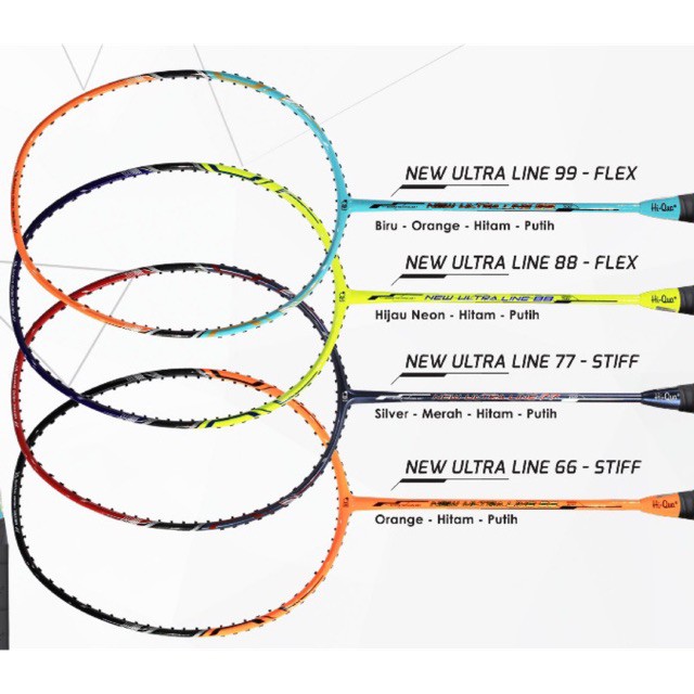 Promo Raket Badminton HiQua New Ultra Line Original terbaik