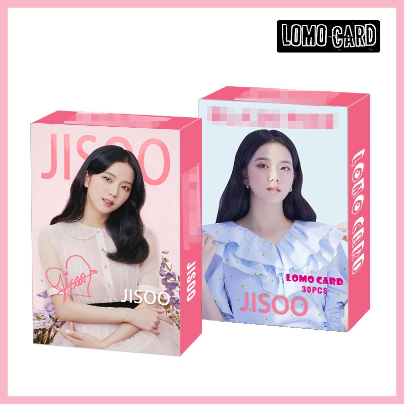 30pcs / Kotak Kartu LOMO Foto ALBUM BLACKPINK LISA ROSE JENNIE JISOO