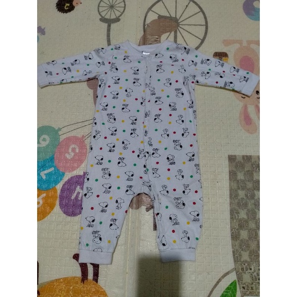 Preloved Sleepsuit Snoopy H&M Baby Preloved HnM Baby Sleepsuit Bayi H&M Kids Preloved Jumper H&M Kid