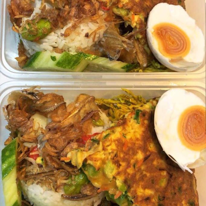

Nasi sayur ala liwetan