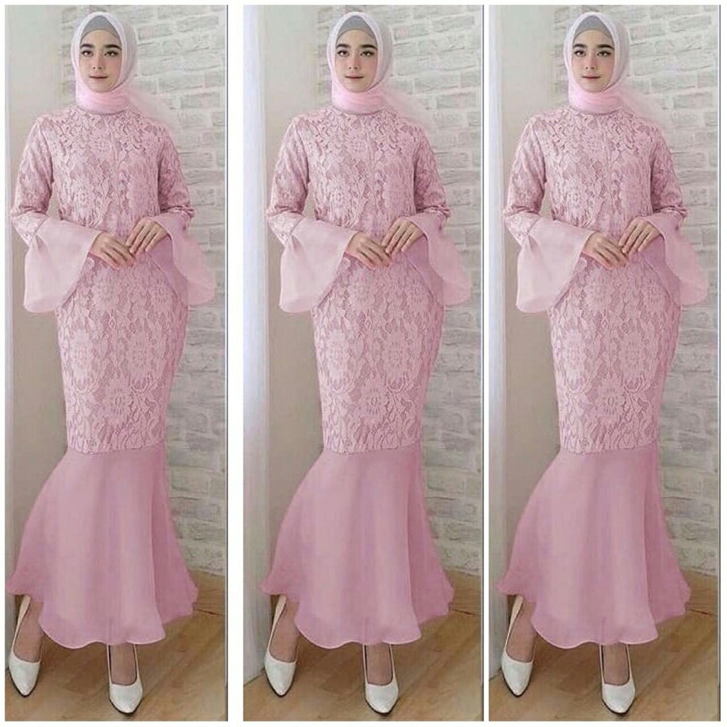 MAXY MERMAID / MAXI BRUKAT FURING / DRESS MAXY BRUKAT / GAMIS BRUKAT