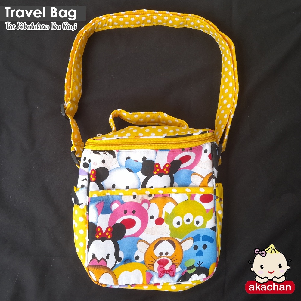 TRAVEL BAG AKACHAN - Tas Kebutuhan Ibu &amp; Bayi Praktis Motif Menarik Tanpa Ribet