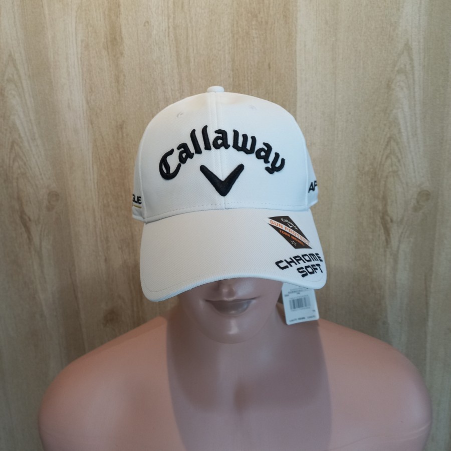 Golf Cap Callaway Tour Model Chrome Soft Hat Topi Golf Original