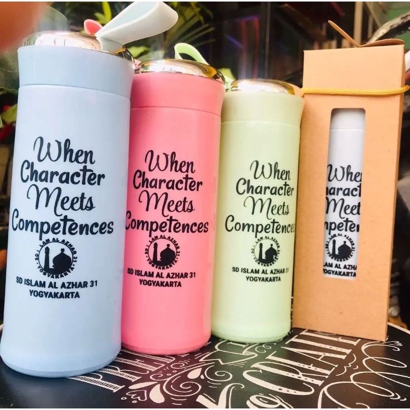 Botol Nice Souvenir Custom sablon + Box