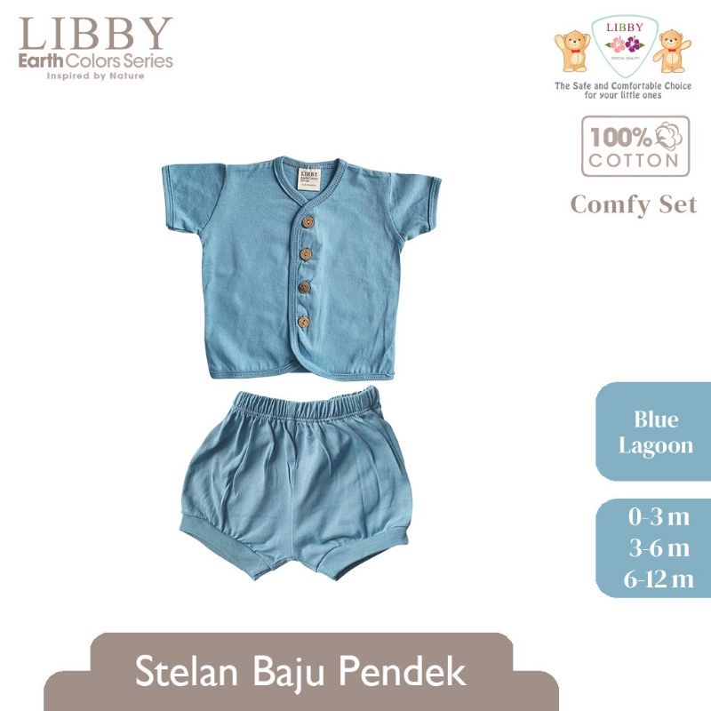 Libby comfy setelan 0-3m/3-6m/6-12m