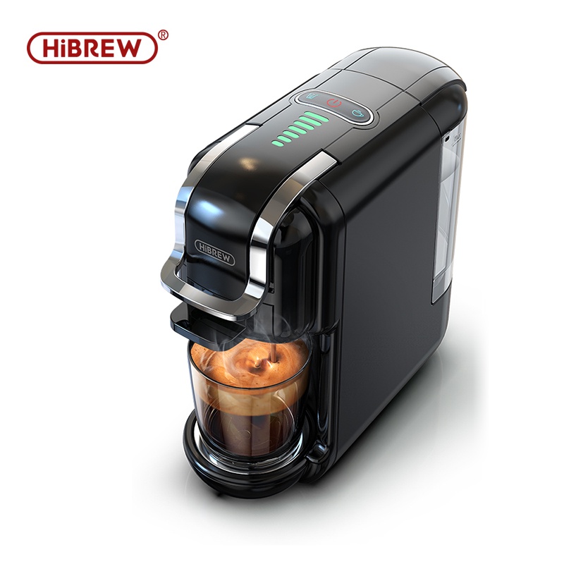 HiBREW 5 in 1 Mesin Kopi Kapsul Panas/Dingin DG Susu Nes kapsul kopi Kcup  kopi bubuk 19Bar 7 Tingka
