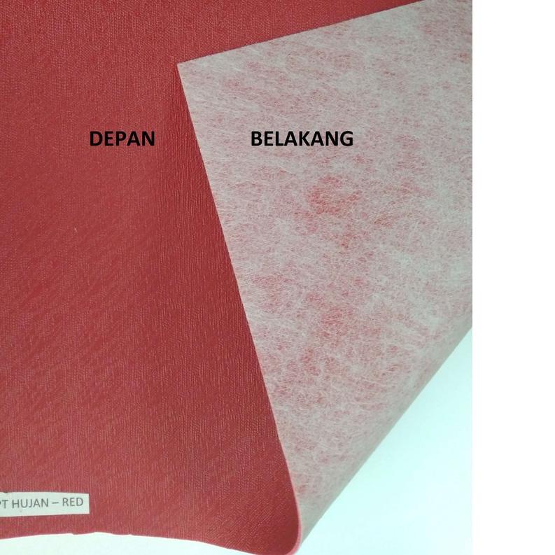 ➸ Kulit Sintetis / Bahan Oscar (1.37m x 1m) - Prada Teiga Hujan ☚