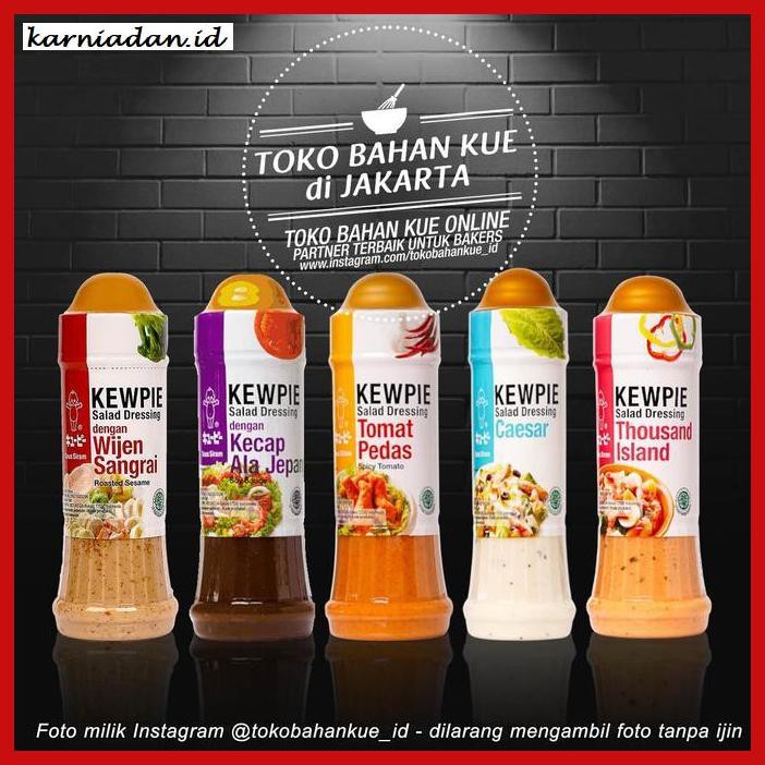 

gnidderdsaus- kewpie salad dressing saus siram caesar aroma keju kemasan botol 200ml -asliiiiii.