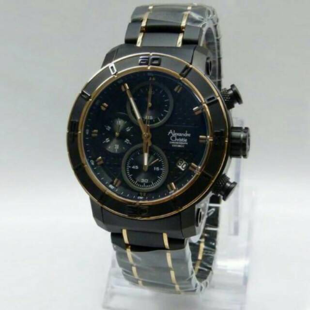 Jam Tangan Pria Alexandre Christie AC 6292 New Best Seller Ceramic Original