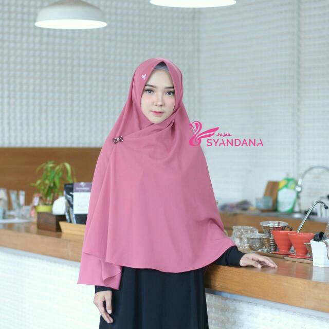 bergo GOSYA pink fanta by hijab Syandana