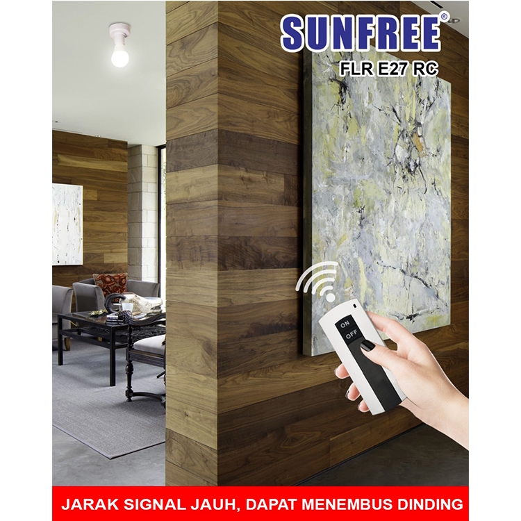 Sunfree FLR E27RC Fiting Lampu Remote Control