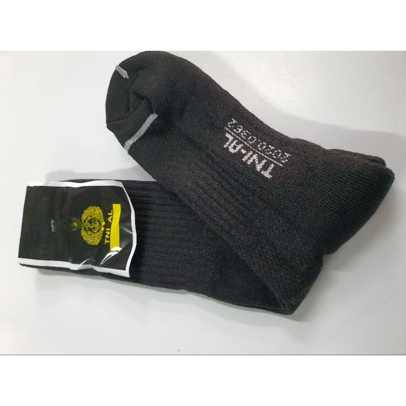 Kaos kaki PDL jatah TNI AL | Kaos kaki PDL hitam TNI AL jatah tebal dan panjang sebetis |Kaos kaki