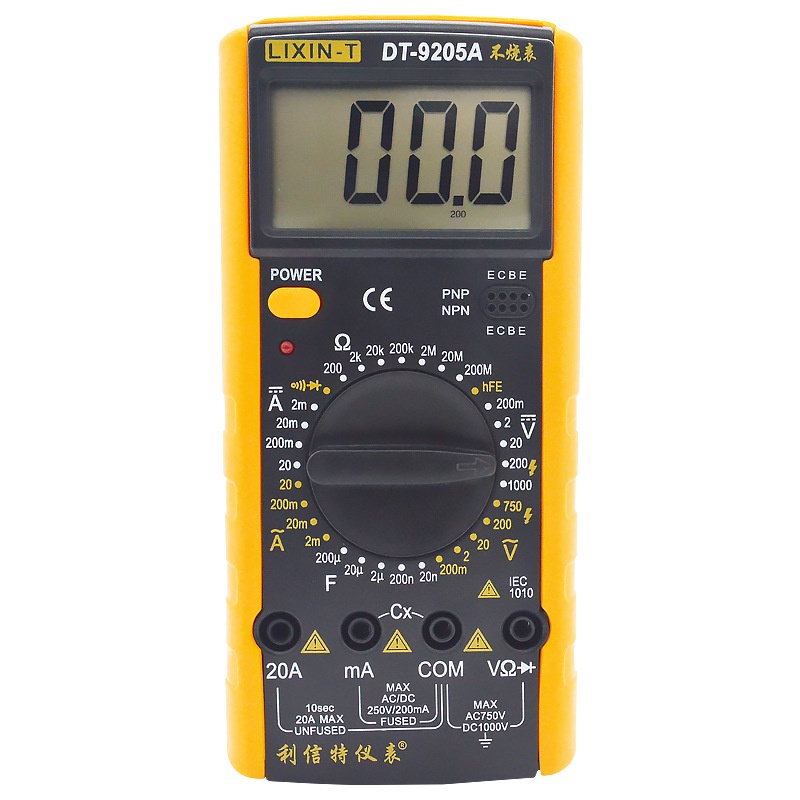 DT-9205A Multimeter Digital AC/DC Voltage Tester / Multitester Digital XL830L Avometer Digital /DT830/DT266/YX1000A