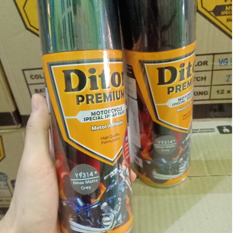 New DITON Premium YAMAHA COLORS Pilok Pilox Cat Semprot Y9314* NMAX Matte Grey / 9314 Abu Abu Doff Dop (400cc)