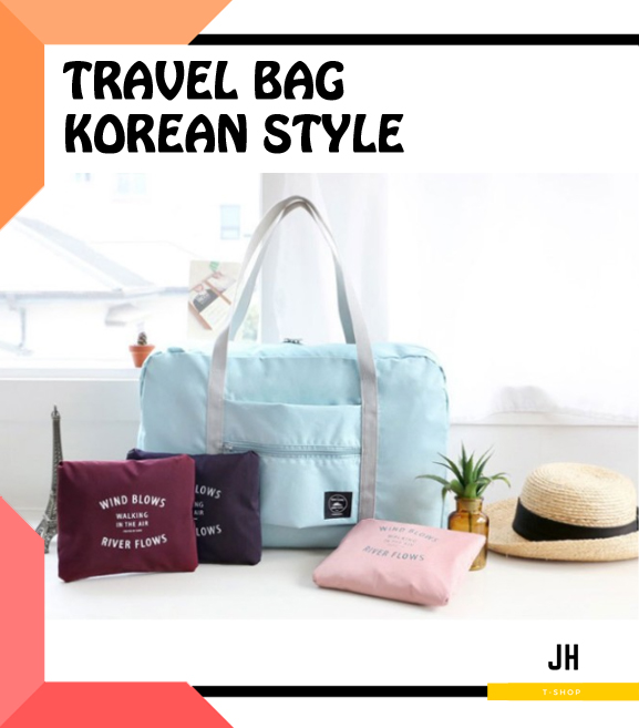 Tas Travel Wanita - Tas Piknik Travel Bag - Tas Korean Style - Tas Jinjing Travel Murah Korea 333