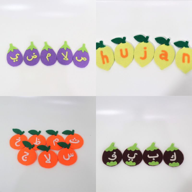 Mainan Edukasi Anak - Huruf Hijaiyah, Angka, Alphabet - Kartu Belajar Anak