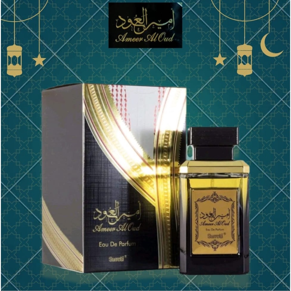 Parfum Ameer Oud Spray 100ml / Parfum Ameer Al Oud EDP Spray 100ml Original by Surrati Makkah PARFUM SURRATI