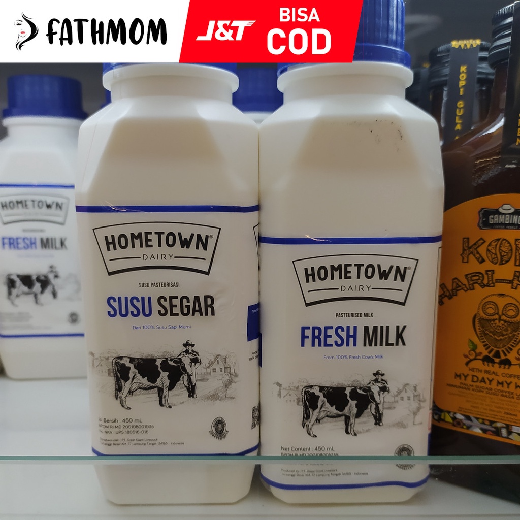 

HOME Town Fresh Milk Botol Susu Segar 450ml