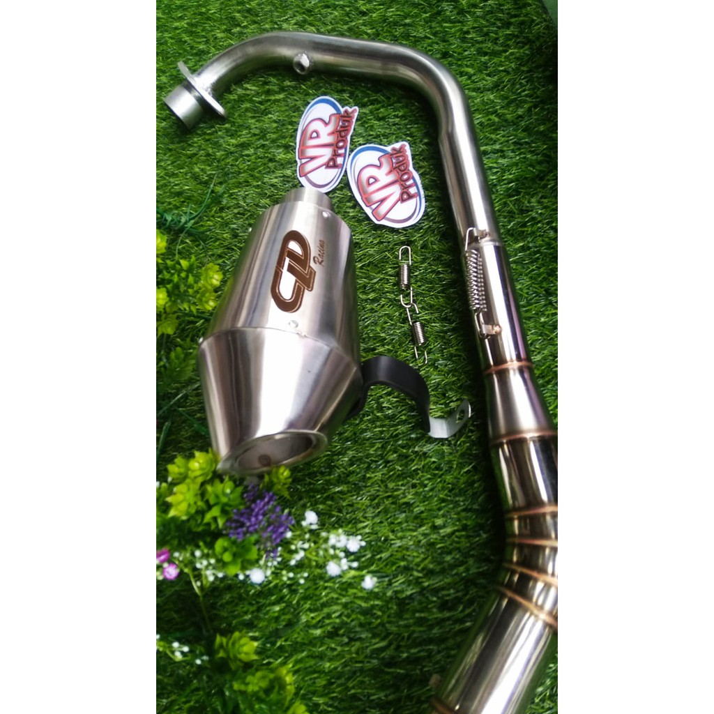 Knalpot CLD Shark Titan 150cc Vixion,R15,CBR,CB150,GSX,Verza Dll