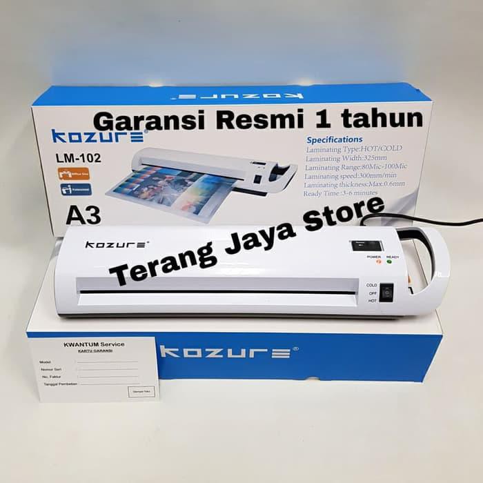 

Mesin Laminating Kozure Portable A3 Lm 102