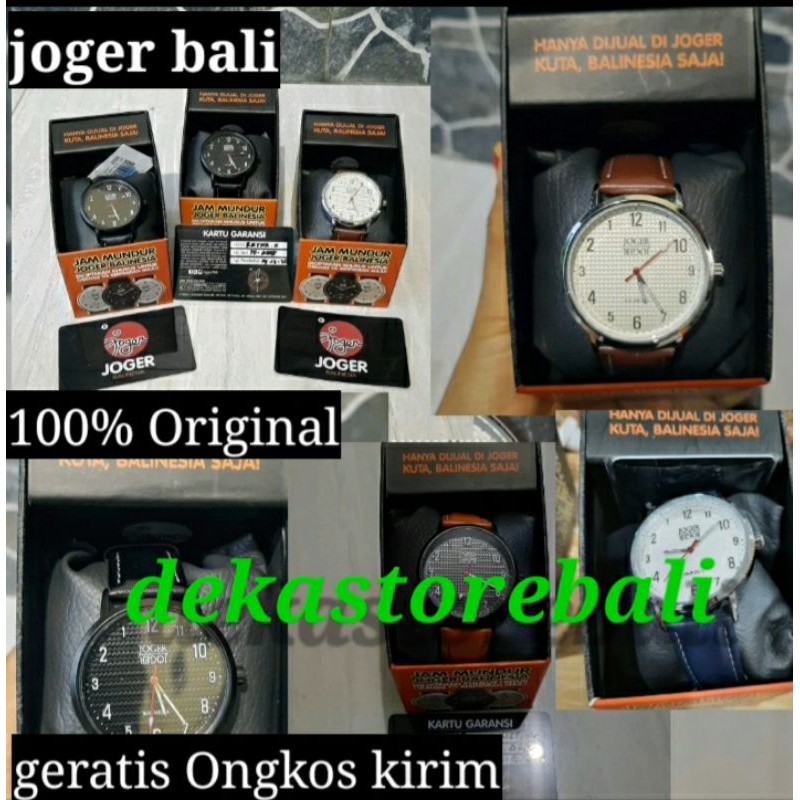 JAM TANGAN BERJALAN MUDUR JOGER BALI ORIGINAL