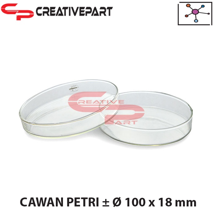Cawan Petri 100 x 18 mm/ Petri Dish / Alat Laboratorium