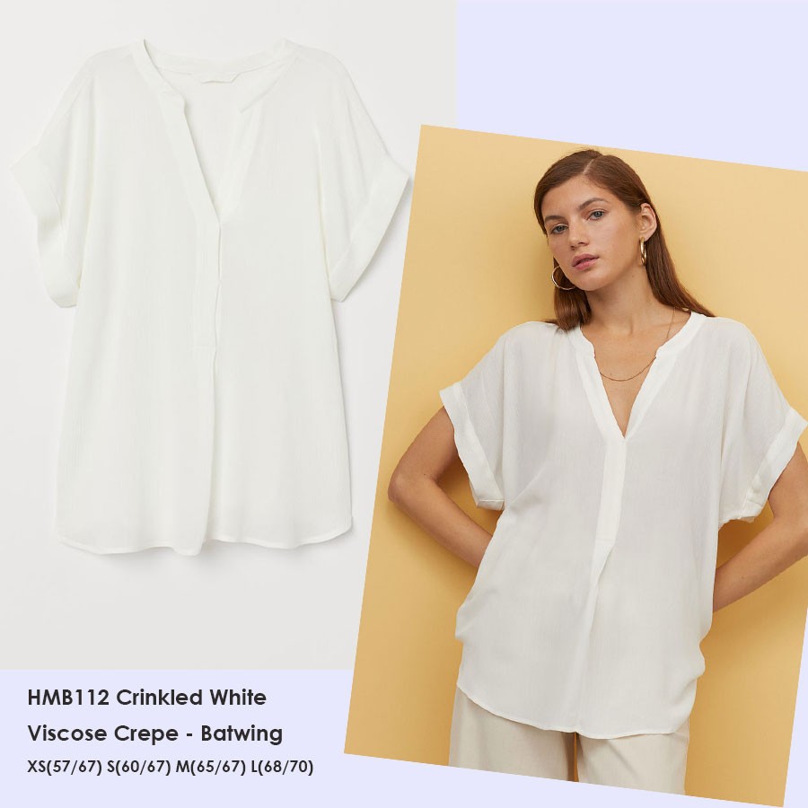 

HMB 112 Crinkled White