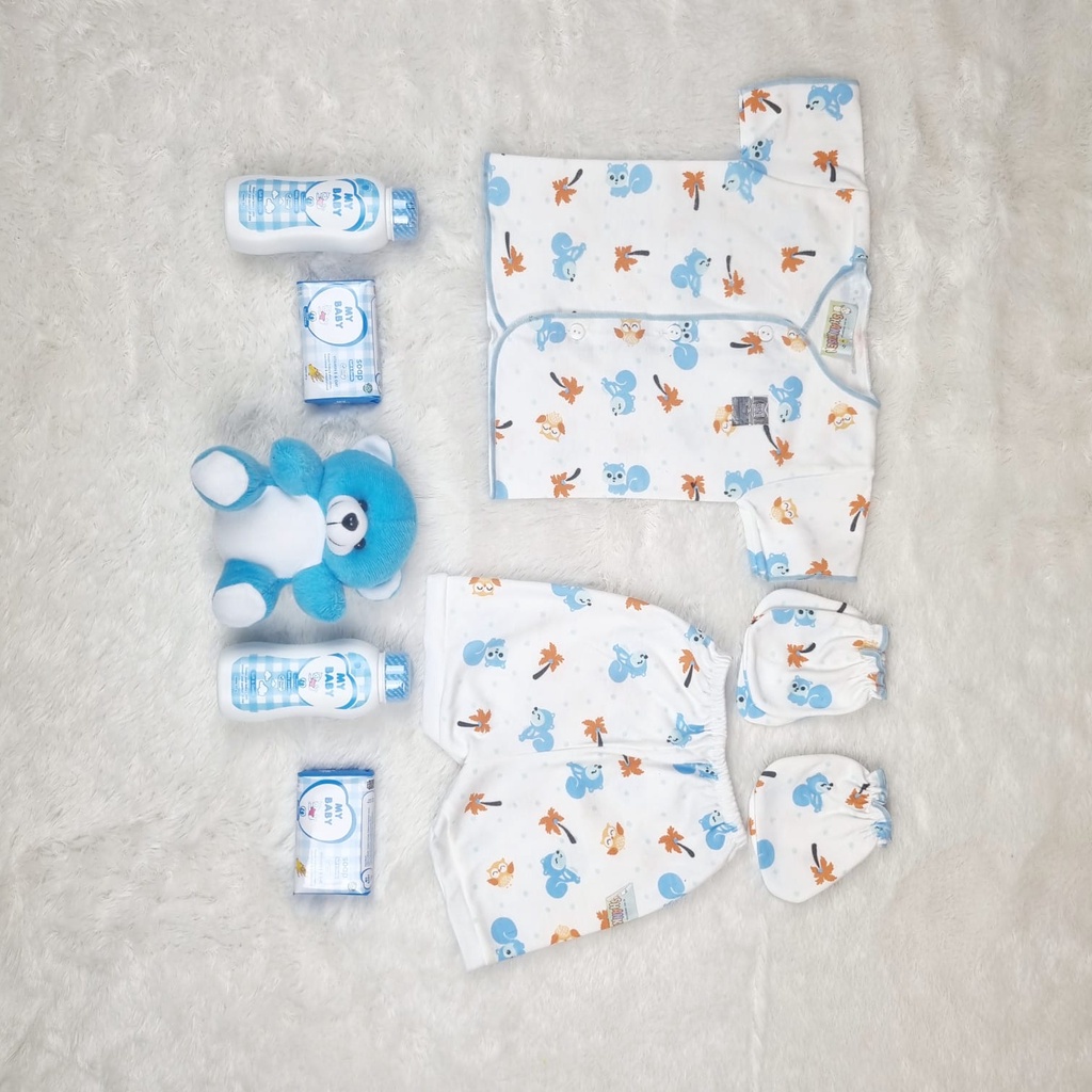 SOUL [Baby 15] Hamper Bayi Kado Lahiran Newborn Paket Set Lengkap  Cute Gift Parcel Real Pict