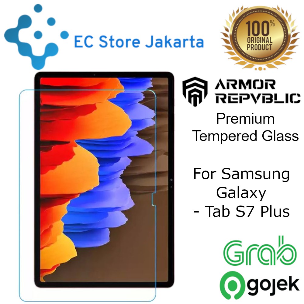 Armor Repvblic Tempered Glass Samsung Tab S7 Plus / Tab S7