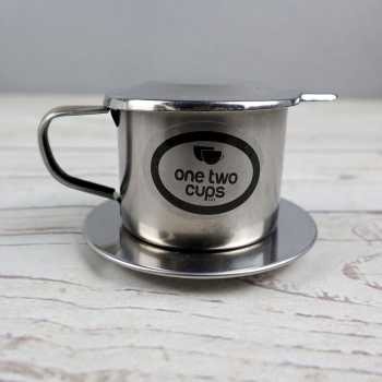 One Two Cups Filter Saring Kopi Coffee Drip Pot Stainless Steel - LC1