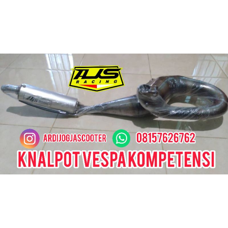 knalpot Vespa racing AJS kompetisi